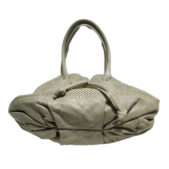 Innue Leather Hobo Shoulder Handbag Light Green In Excellent Condition - Picture 7 of 10